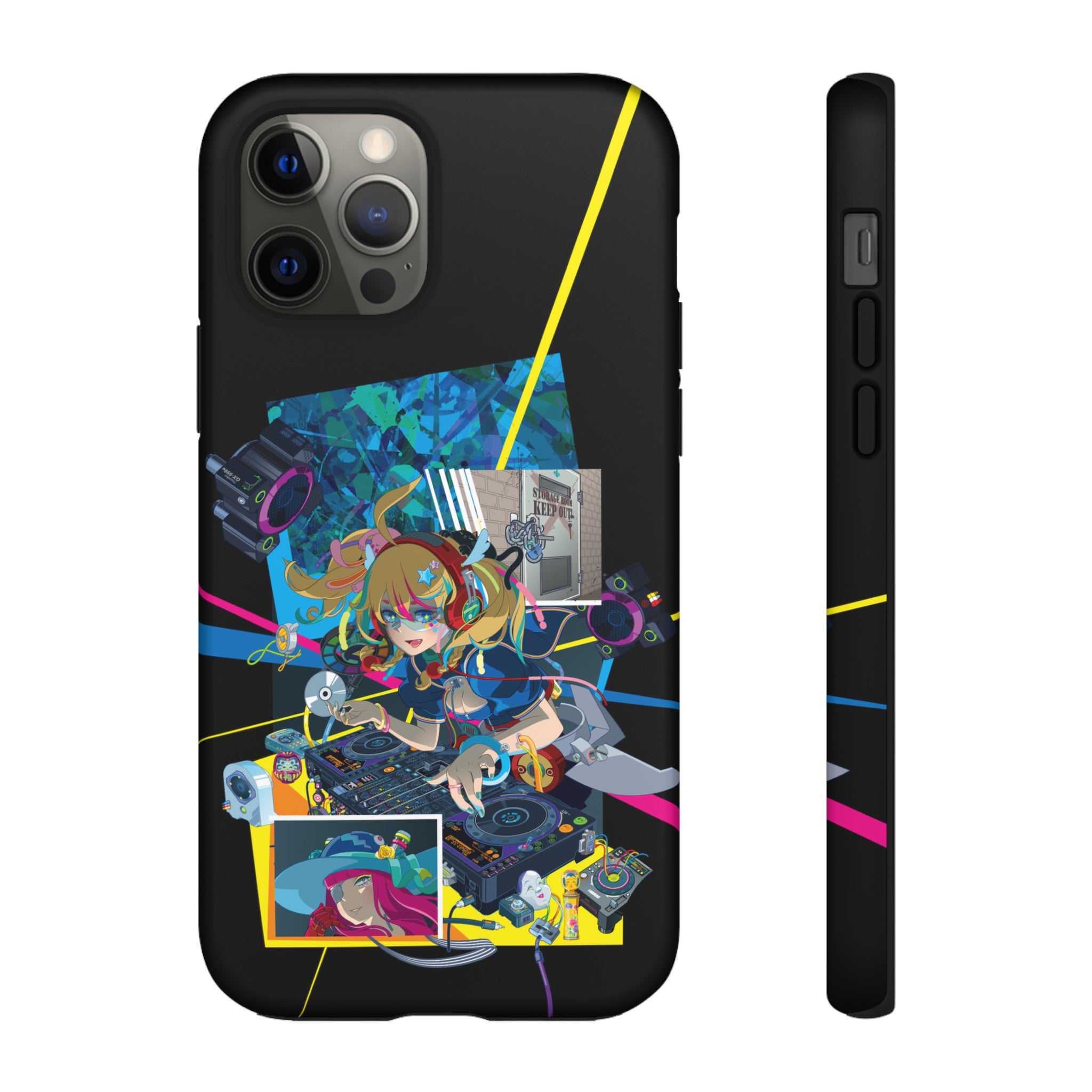 Hypersonic Music Club DJ VAL - Tough Phone Case